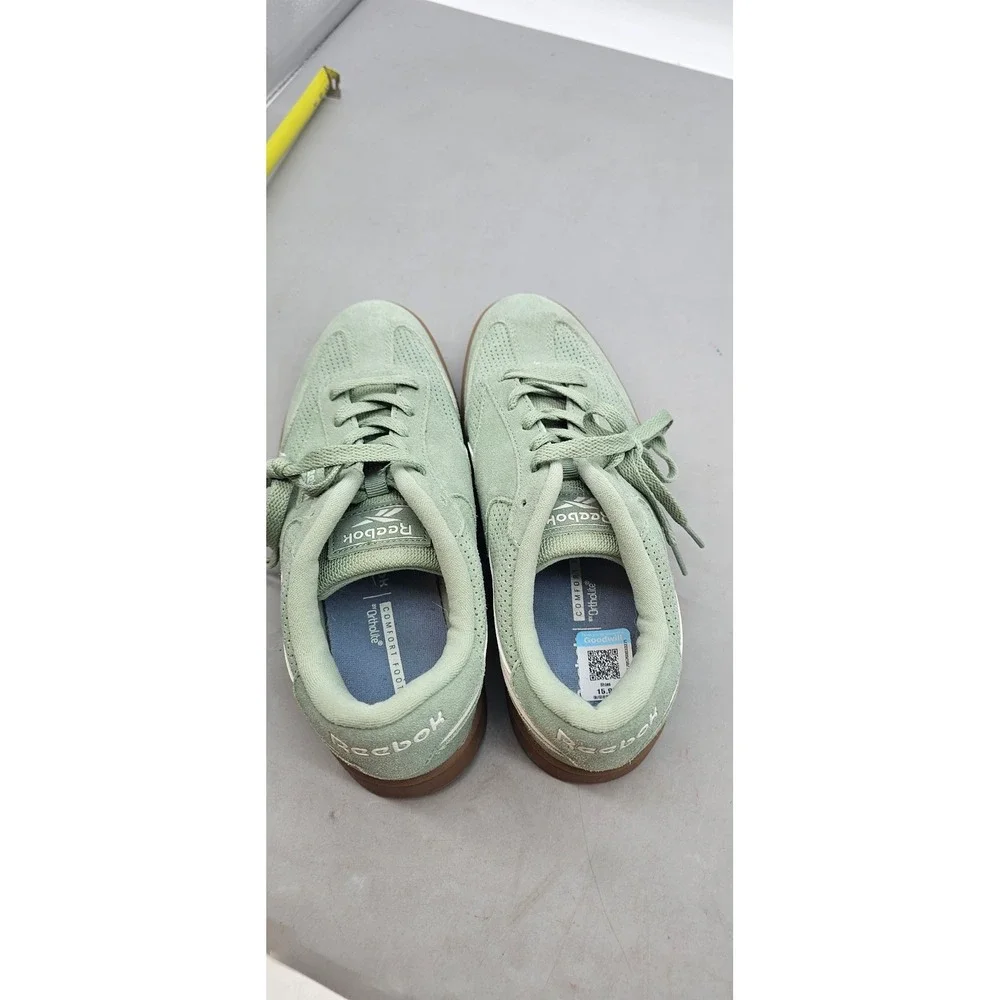 Reebok Club C Revenge Sage Green Suede Gum Sole Sneakers Womens 7.5 FFC0092429